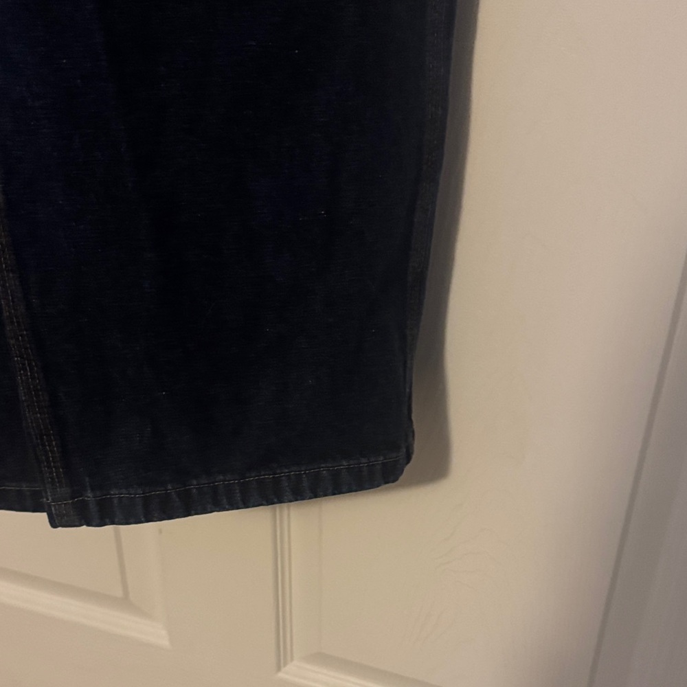 Carhartt Dark Blue Denim Overalls - Picture 3 of 7